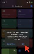 Image result for iPhone Battery Alert