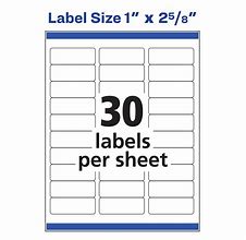 Image result for Avery Inkjet Labels Template