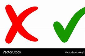 Image result for Check Mark and X Drawing