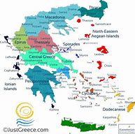 Image result for Greek Island Map English