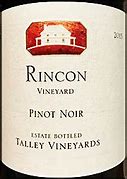 Image result for Talley Pinot Noir Rincon