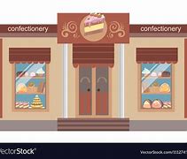 Image result for Empty Confectionary Cartoon Front. Shop
