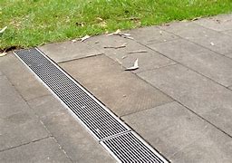 Image result for Stainless Steel Exterior Linear Drain