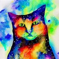 Image result for Cute Galaxy Cat