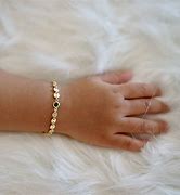 Image result for 24 Karat Gold Baby Bracelet