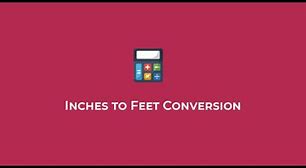 Image result for 45 Inches to Feet