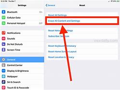 Image result for How to Factory Reset iPad Model A1219