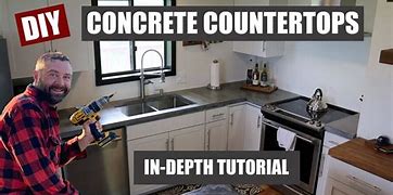 Image result for Making Concrete Counter Top UK