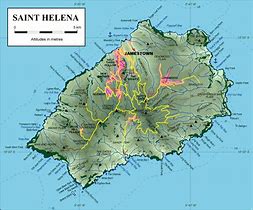 Image result for Ilha De Santa Helena Mapa