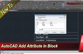 Image result for How to Edit Attribute in AutoCAD