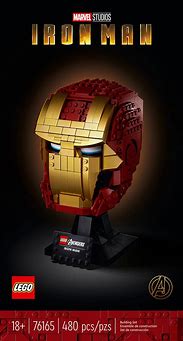 Image result for Black Iron Man Helmet LEGO