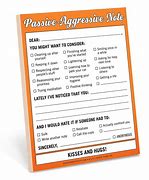 Image result for Passive-Aggressive Notes
