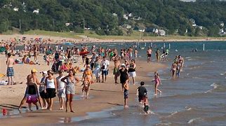 Image result for Grand Haven Beach Girls