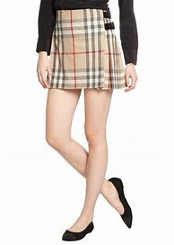 Image result for Burberry Mini Skirt