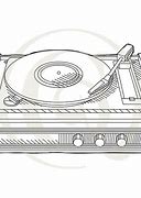 Image result for Record Player Drawing Top View