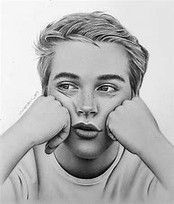 Image result for Boy Face Sketch