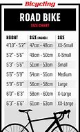 Image result for Bike Size Chart Inches