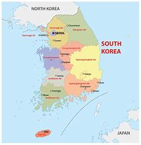 Image result for Korea Mapa