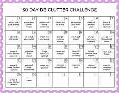 Image result for 365-Day Declutter Calendar