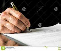 Image result for Contract Signing Black and White
