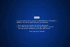 Image result for Blue Screen of Death Screensaver