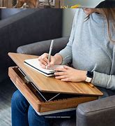 Image result for Laptop Lap Desk with Storage