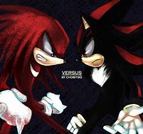 Image result for Shadow vs Knuckles Pic