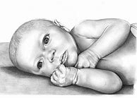 Image result for Baby Boy Pencil Drawing