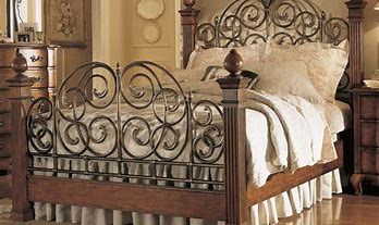 Image result for Fancy Iron Beds