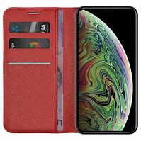 Image result for Leather iPhone XS Max Wallet Case