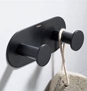 Image result for Black Bathroom Towel Hooks