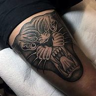 Image result for Old School Panther Tattoo