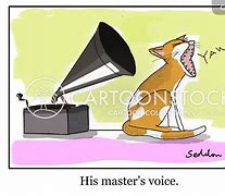 Image result for His Master's Voice Cartoon