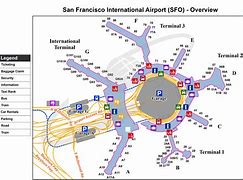 Image result for SFO Layout Map