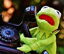 Image result for Kermit the Frog On the Phone