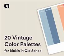 Image result for Vintage Color Palette