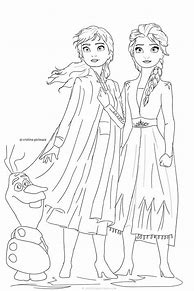 Image result for Frozen 2 Coloring Pages