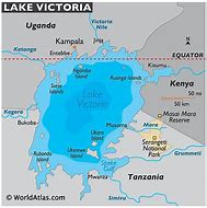 Image result for Map of Kenya with Lake Victoria