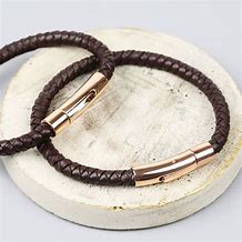 Image result for Brown Leather Bracelet