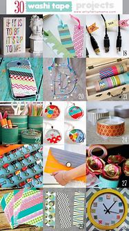 Image result for Washi Tape Craft Ideas
