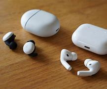 Image result for Pixxel Buds Pro vs Air Pods Pro in Ears
