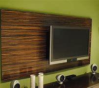Image result for Flat Screen TV Wood Wall