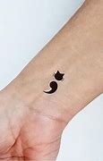 Image result for Semicolon Bat Tattoo