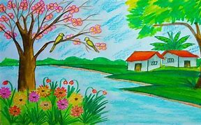 Image result for Spring Season Drawing