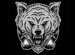 Image result for Wolf with Headphone Icon