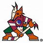 Image result for Arizona Coyotes Logo Black and White