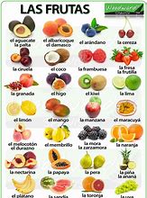 Image result for Las Frutas En Espanol