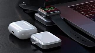Image result for Air Pods Watch Charger White