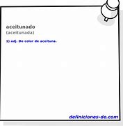Image result for aceitunado