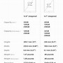 Image result for iPad Sizes Chart
